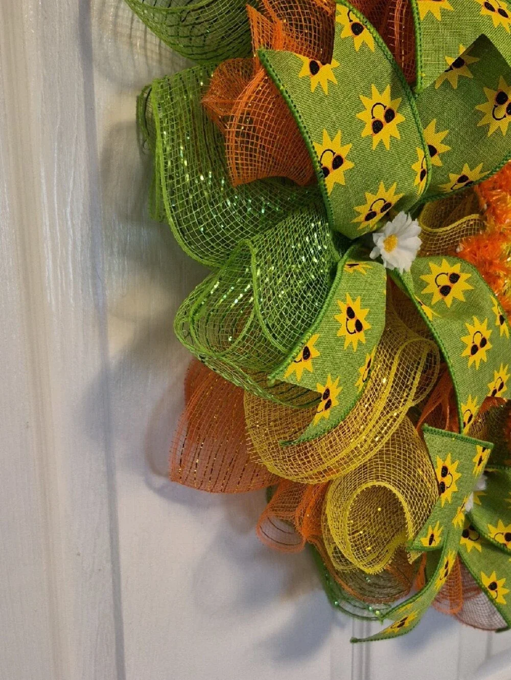Wreath, Door Decoration, Bright & Happy Sunshine